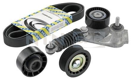 V-snaren set (met rollen) past: FORD MONDEO III, TRANSIT  JAGUAR X-TYPE I 2.0D/2.2D/2.4D 08.00-12.09