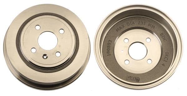 Brake drum Achter past: OPEL ASTRA G, ASTRA G CLASSIC, ASTRA H, ASTRA H CLASSIC, ASTRA H GTC, COMBO, COMBO TOUR 1.2-2.2D 02.98-