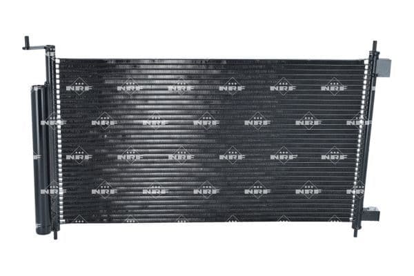 A/C condensator (met droger) past: NISSAN JUKE, MICRA C+C III, MICRA III, NOTE, PULSAR, SENTRA VII, TIIDA 1.2-1.8 01.03-