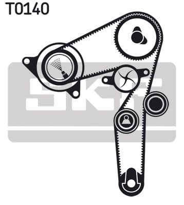 Timing belt set