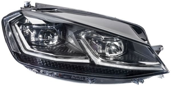 Koplamp Rechts (LED, elektrisch, met motor) past: VW GOLF VII 03.17-12.20