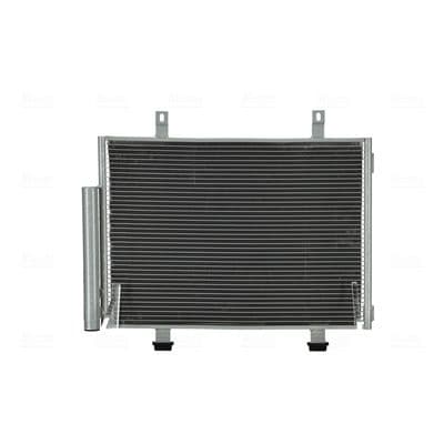 A/C condensator (met droger, (EN) additional fitting elements) past: SUZUKI SWIFT IV 1.2/1.3D/1.6 10.10-