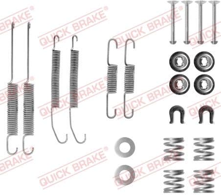 Accessory Kit, brake shoes