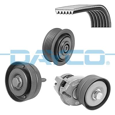 Multi-V-riemset met spanner past: VOLVO FH, FH II D13A400-D13H440 09.05-