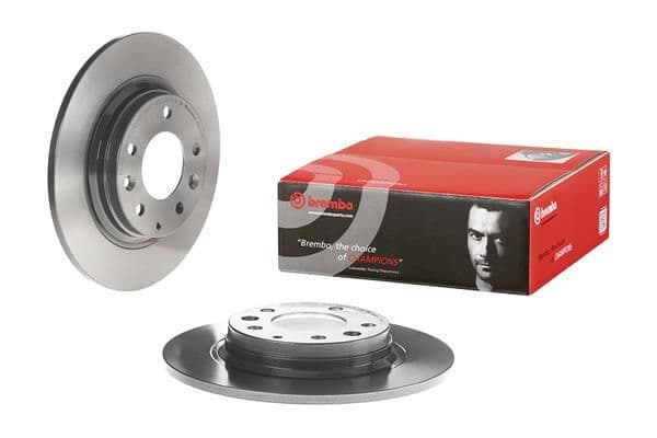 Brake disc Achter Links/Rechts past: MAZDA 323 C IV, 323 F VI, 323 S VI, 6, 626 V, MX-5 III, PREMACY 1.4-2.5 01.93-12.14