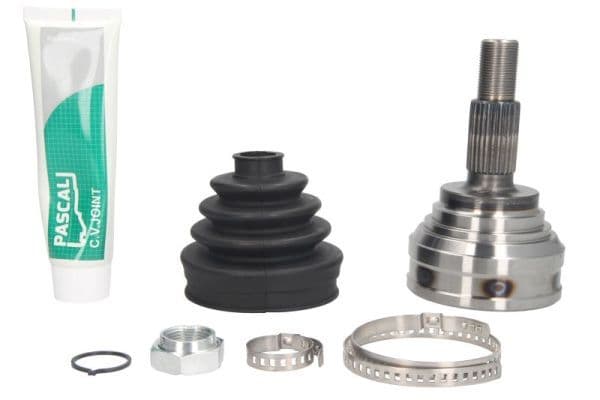 CV-gewricht buitenste Links/Rechts (26z/25z/56,5mm) past: AUDI 100 C1, 100 C2, 100 C3, 200 C2, 200 C3, 80 B2, 80 B3, 90 B2  PEUGEOT J5  SAAB 9000 1.6-2.3 10.70-