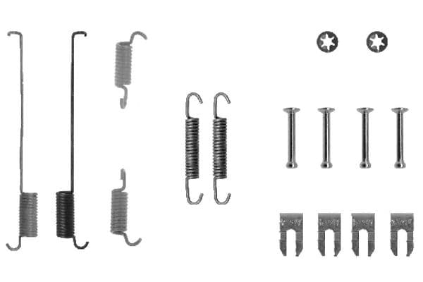 Accessory Kit, brake shoes