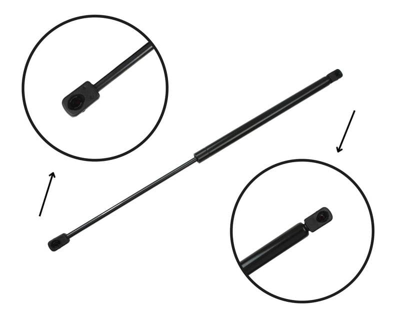 Gasveer kofferdeksel Links/Rechts maximale lengte: 538mm, sUV:225mm past: SUZUKI SWIFT V LIFTBACK 01.17-