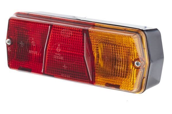 Achterlicht Rechts (P21W/R10W, 12/24V, red, met indicator, met stoplicht, parkeerlicht) past: MERCEDES 65 MB-TRAC, 70 MB-TRAC, 700 MB-TRAC, 800 MB-TRAC, 207 D 2.4, 208 D 2.3, 209 D 2.9, 210 2.3