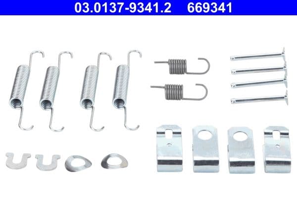 Accessory Kit, parking brake shoes