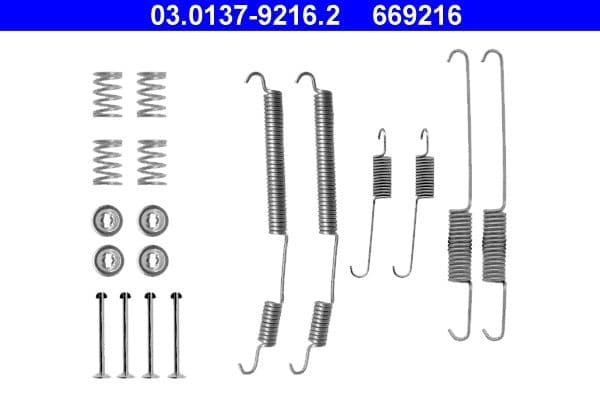 Accessory Kit, brake shoes
