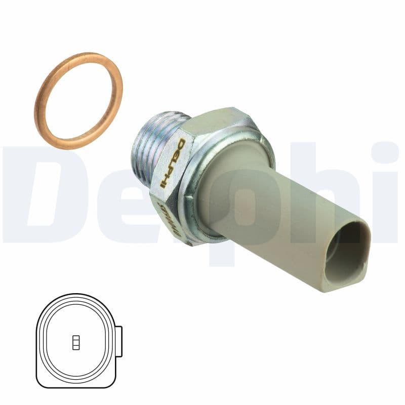 Sensor, oil pressure