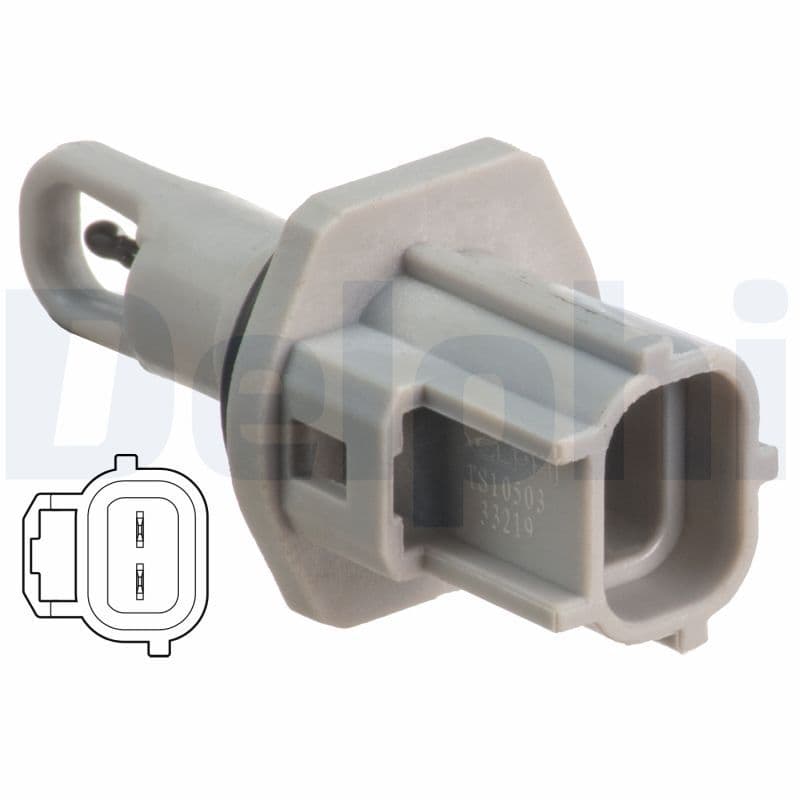 Inlaatluchttemperatuursensor past: FORD COUGAR, FIESTA, FIESTA IV, FOCUS I, KA, MONDEO I, MONDEO II, PUMA, TOURNEO CONNECT, TRANSIT CONNECT  FORD USA EXPLORER, WINDSTAR 1.0-4.0 01.93-12.13
