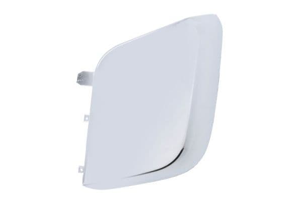 Behuizing/afdekking van zijspiegel Links (254x92x184mm, verchroomd) past: MERCEDES ACTROS MP4 / MP5, AROCS 07.11-