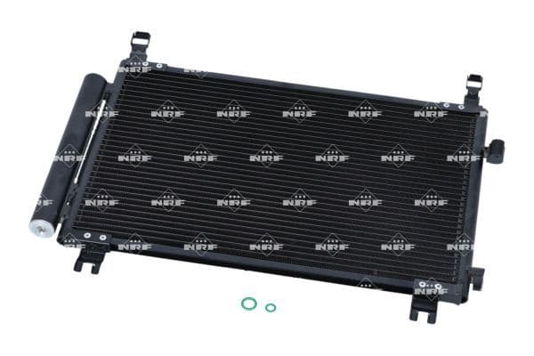 A/C condensator (met droger) past: TOYOTA YARIS 1.4D 08.05-05.18