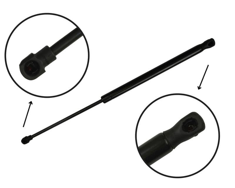 Gasveer kofferdeksel Links/Rechts maximale lengte: 481mm, sUV:199mm past: PEUGEOT 208 II LIFTBACK 06.19-