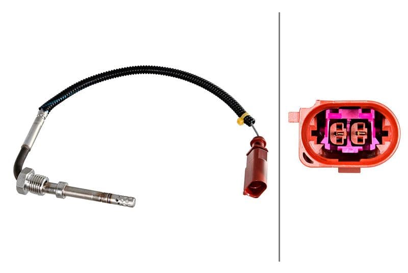 Uitlaatgastemperatuursensor (Vóór DPF) past: AUDI A6 ALLROAD C7, A6 C7, A7, Q5 3.0D 11.11-09.18