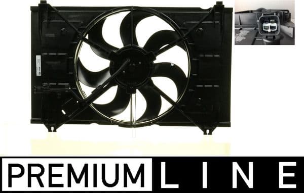 Radiatorventilator (met huisvesting) past: KIA RIO II 1.4/1.6 03.05-12.11