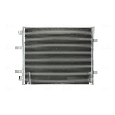 A/C condensator ((EN) additional fitting elements) past: OPEL VIVARO A  RENAULT TRAFIC II 1.9D/2.0/2.0D 02.01-