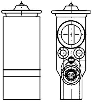 Airconditioning ventiel past: PEUGEOT 206+ 1.1/1.4/1.4D 01.09-08.13