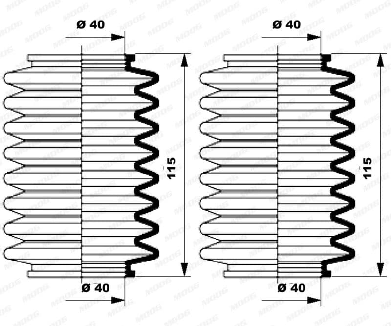 Bellow Kit, steering