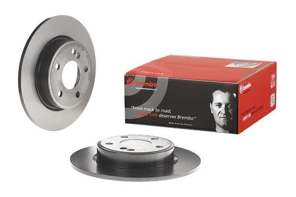 Brake disc Achter Links/Rechts past: MERCEDES A (W176), B SPORTS TOURER (W246, W242), CLA (C117) 1.5D-2.2D 11.11-03.19