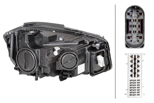 Koplamp Links (D1S/H7/LED, elektrisch, met motor) past: MERCEDES A-KLASA W176 06.15-04.18