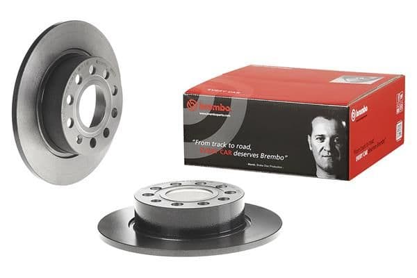 Brake disc Achter Links/Rechts past: AUDI A3  SEAT ALTEA, ALTEA XL, LEON, LEON SC, LEON ST, TOLEDO III  SKODA OCTAVIA I, OCTAVIA II, OCTAVIA III, SUPERB II, YETI 1.0-Electric 11.99-10.20