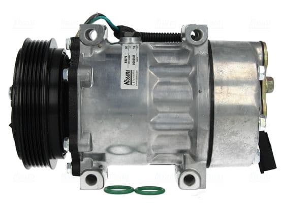 Airconditioning compressor SD7H15 24V 119mm past: RVI PREMIUM 04.96-