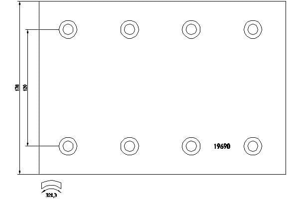 Deurbegrenzer Voor Links/Rechts past: MERCEDES C-KLASA W202, E-KLASA W210 03.93-03.03