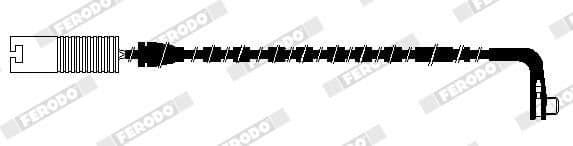 Sensor remblokslijtage Achter past: BMW 1 (E81), 1 (E82), 1 (E87), 1 (E88), 3 (E90), 3 (E91), 3 (E92), 3 (E93) 1.6-4.0 06.04-12.13