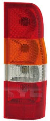 Achterlicht Links (kleur indicator oranje, kleur van het glas red) past: FORD TRANSIT V 01.00-05.06
