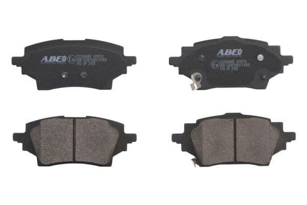 Remblokken set Achter , past: TOYOTA C-HR, COROLLA, YARIS 1.2-2.0H 10.16-