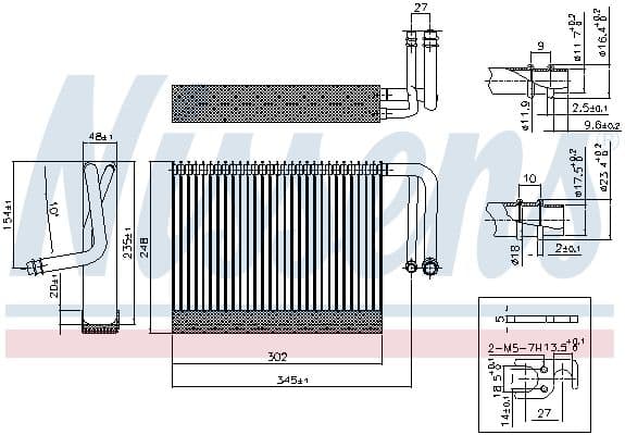 Airconditioning verdamper past: BMW 5 (F10), 5 (F11), 5 GRAN TURISMO (F07), 6 (F12), 6 (F13), 6 GRAN COUPE (F06), 7 (F01, F02, F03, F04)  ROLLS-ROYCE DAWN, GHOST I, WRAITH 1.6-6.6 02.08-