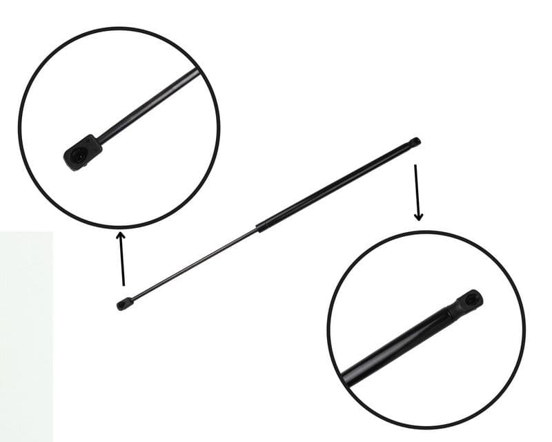 Gasveer kofferdeksel Links/Rechts maximale lengte: 639mm, sUV:222mm past: JAGUAR F-PACE SUV 09.15-