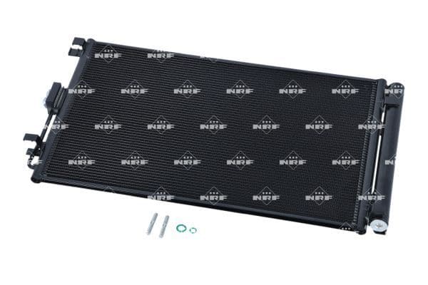 A/C condensator (met droger) past: KIA SOUL I, SOUL II 1.6/1.6LPG/2.0 09.09-12.18