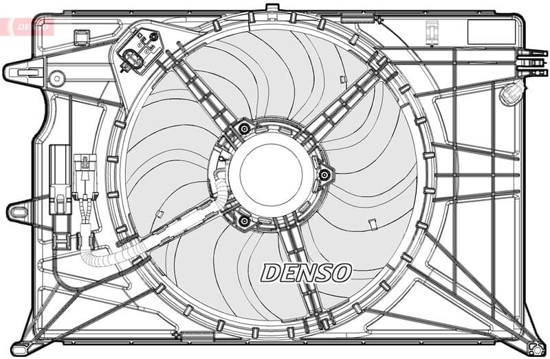 Radiatorventilator (met huisvesting) past: FIAT 500X  JEEP RENEGADE 1.3D-2.0D 07.14-