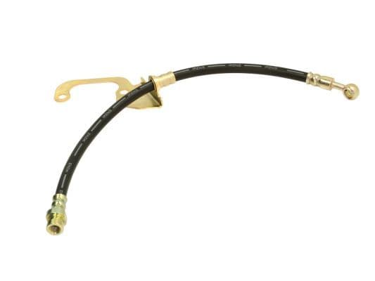 Remleiding/slang flexibel Voor Rechts (lengte 416mm, M10x1/Banjo) past: HYUNDAI TERRACAN 2.5D/2.9D/3.5 12.01-12.06