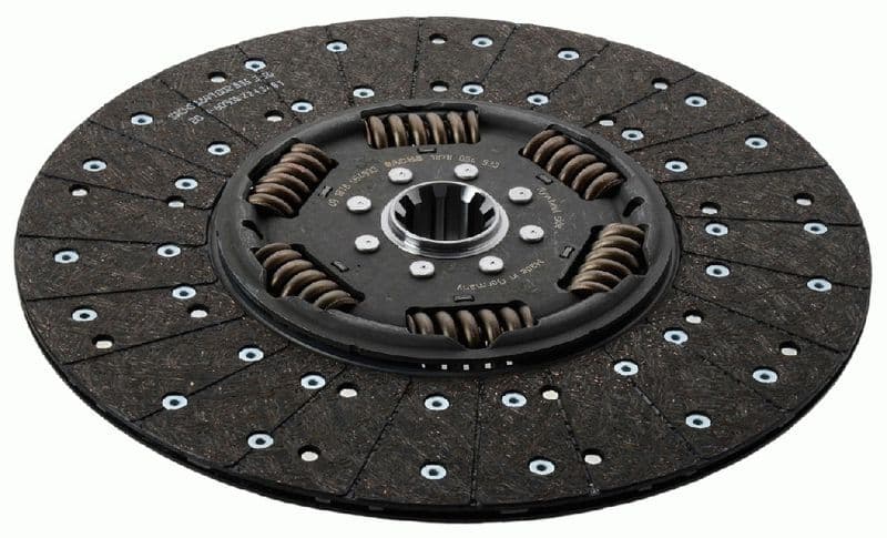 Koppelingsplaat/plaat (430mm) past: DAF 65 CF, 75 CF, 85, 85 CF, 95, 95 XF, CF, CF 75, CF 85, XF 105, XF 95  IVECO MAGELYS  MAN TGX I 09.87-