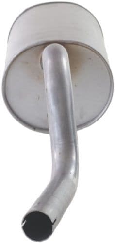 Uitlaatsysteem achterste geluiddemper past: RENAULT TWINGO II 1.2 03.07-09.14