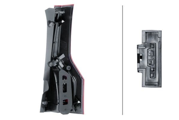 Achterlicht Links (LED/P21W, kleur indicator wit, kleur van het glas red, anti-fog licht, achteruitrijlicht) past: CITROEN C4 GRAND PICASSO I 10.06-08.13