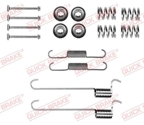 Accessory Kit, parking brake shoes