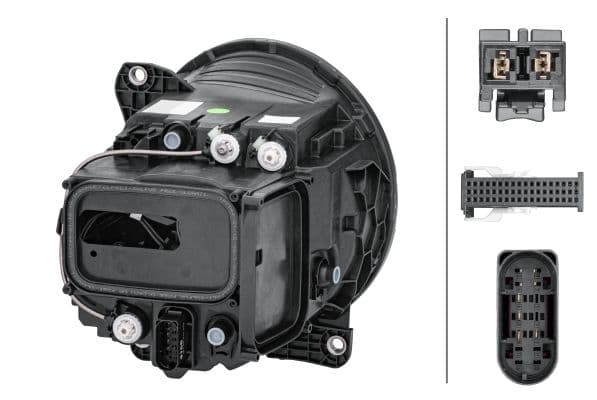 Koplamp Rechts (LED, geen controller, kleur invoegen: verchroomd) past: MERCEDES G-KLASA W463 05.18-