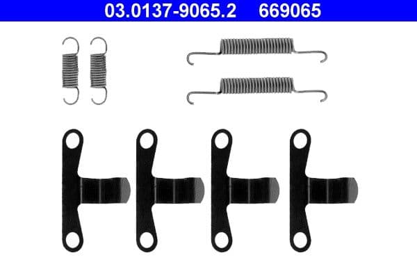 Accessory Kit, parking brake shoes