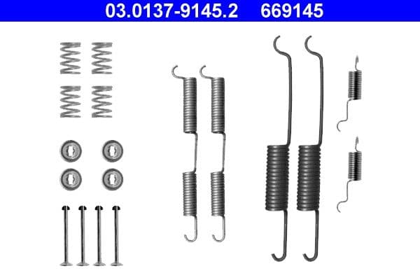 Accessory Kit, brake shoes