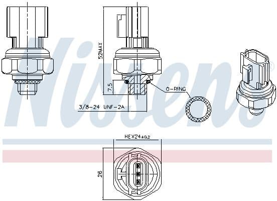 Drukschakelaar voor airconditioning past: HYUNDAI ACCENT III, ACCENT IV, BAYON, ELANTRA IV, ELANTRA V, ELANTRA VI, ELANTRA VII, GETZ, GRAND SANTA FÉ, GRANDEUR, H-1 CARGO 1.0-Electric 09.02-