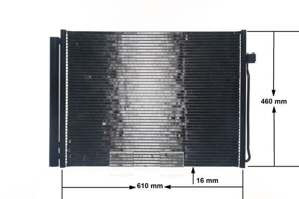 A/C condensator (met droger) past: BMW X5 (E70), X5 (F15, F85), X6 (E71, E72), X6 (F16, F86) 2.0-4.8 10.06-07.19