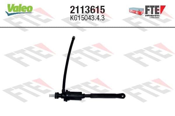 Hoofdcilinder koppeling (15,87/16mm), voertuig met het stuurwiel op de links past: NISSAN PRIMASTAR  OPEL VIVARO A  RENAULT TRAFIC II 1.9D-2.5D 02.01-