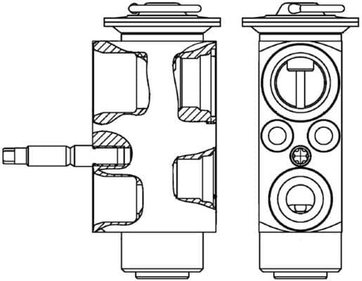 Airconditioning ventiel past: BMW 3 (E46), X3 (E83)  MINI (R56), (R57), (R58), (R59), CLUBMAN (R55), CLUBVAN (R55), COUNTRYMAN (R60), PACEMAN (R61) 1.4-3.2 12.97-10.16