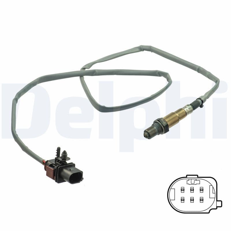 Lambda sonde (1242mm) past: AUDI A3, TT  SEAT LEON, LEON SC, LEON ST  SKODA OCTAVIA III  VW GOLF ALLTRACK VII, GOLF SPORTSVAN VII, GOLF VII, XL1 0.8DH/1.8/2.0D 04.12-